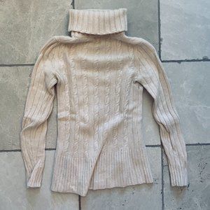 J. Crew Cable Knit Turtleneck